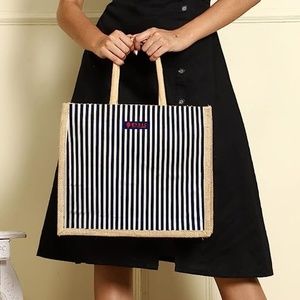 Eco-Friendly Jute Hand Bag-Reusable Tiffin Shopping Grocery Multipurpose Hand Ba